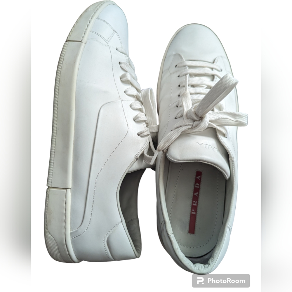 Prada White Men's Sneakers